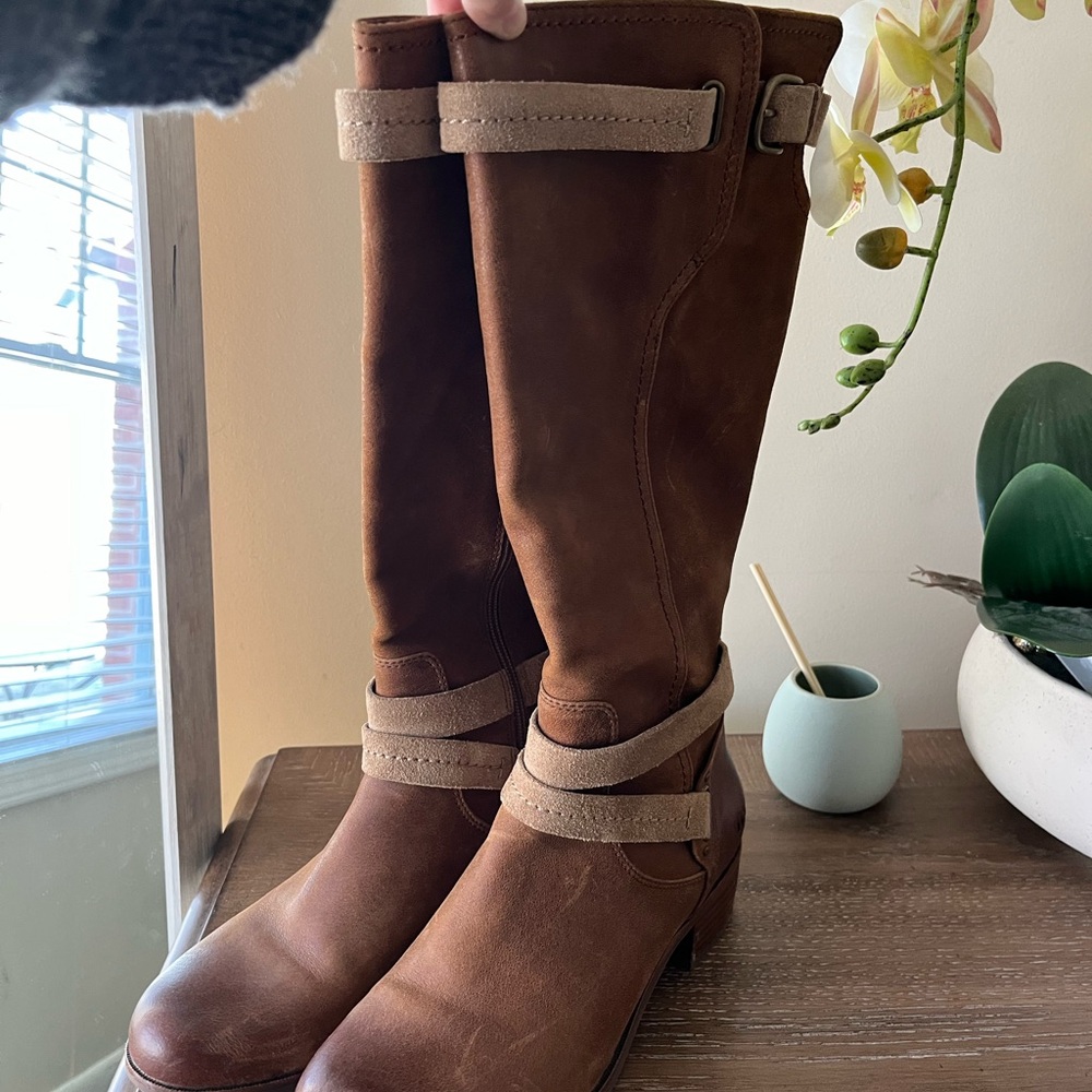 UGG Tan Over the Knee Boots
